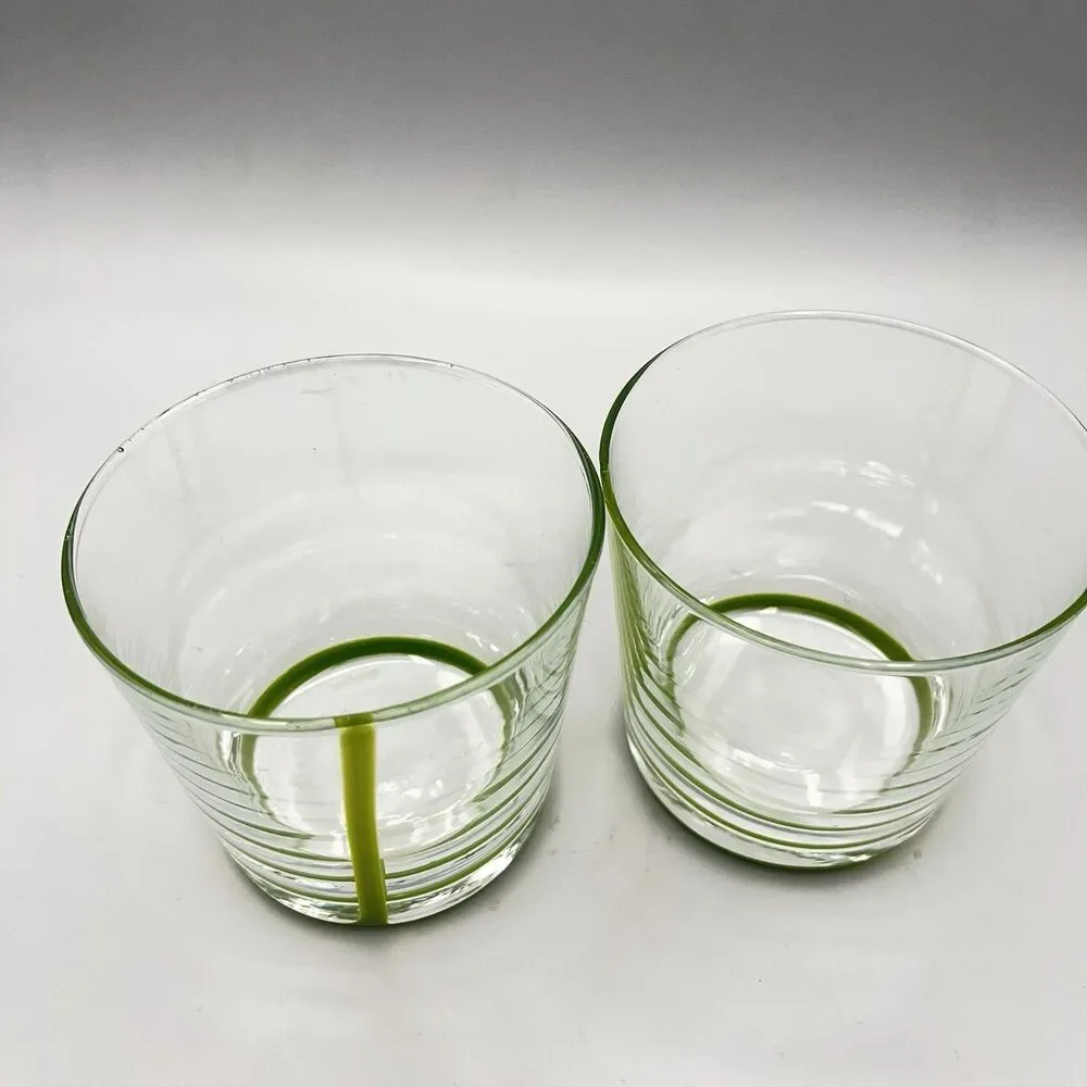 Green Glasses - Set Of 2